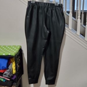 Juicy Couture Black Leather Pants
